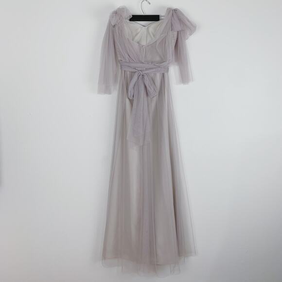 Jenny Yoo Annabelle Convertible Tulle Bridesmaid Dress Size 4 - Picture 3 of 13